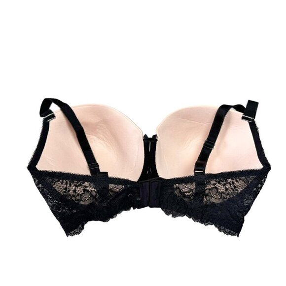 NWOT Victoria’s Secret Pink Black Lace Molded Cups Underwire Bra Sz. 36DDD - Picture 8 of 13